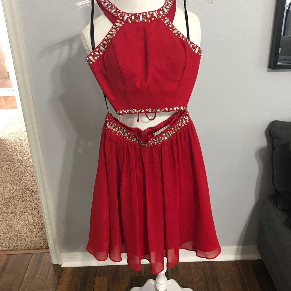 Two-piece B Darlin Homecoming Dress
